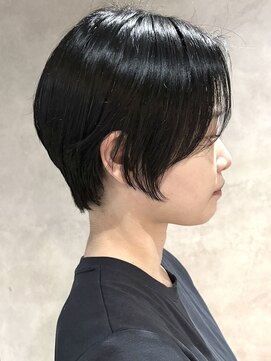 エンクス(enx) ダークパープル/ナチュラルショート/夏ヘアアレンジ/鶴ヶ峰YM73