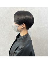 セットが楽なショートスタイル。