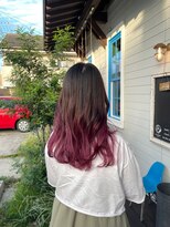 アズグロウヘアー(AS GROW HAIR) グラデーションカラ[デザインカラーレイヤーカットウェットヘア