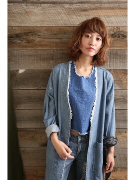 エンバイフラワー(enn by flower) 【Flower】無造作ミディアムロブ