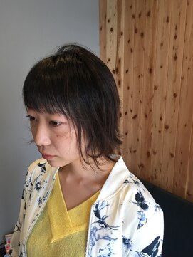 アンプヘア(amphair) シースルーミディー☆