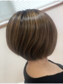 ハイトーン×ショートボブ☆