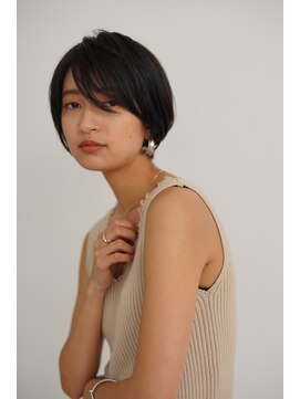 ナック ガーデン(knack GARDEN) 斜めバング/前髪なし/ハンサム大人ショートボブ◎30代40代50代