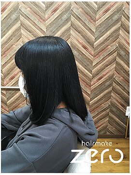 ヘアメイクゼロ 坂戸駅前店(hairmake zero) ブルーブラック