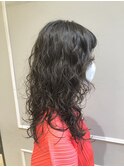 直毛さん必見のくるくるパーマヘア
