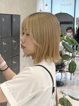 ザザ シンジュク(ZA/ZA shinjuku) ハイトーンボブ