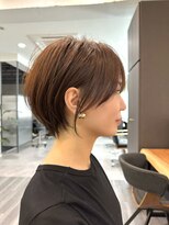 ビューエヒメ(VIEW EHIME)&nbsp;大人ラフウェーブ20代30代40代ボブブラウンスウィングショート