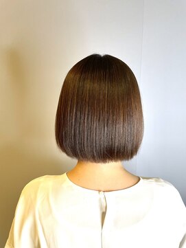 ブロッサム 東久留米店(Blossom) 20代30代40代ミニボブショコラアッシュ透明感小顔ブリーチなし