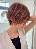 ミニウルフレイヤーカット顔周りカット前髪カットショート/大宮