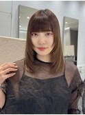 加藤【高円寺】レイヤーカット/内巻き/顔周りカット/ミディアム