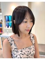 レア 渋谷(Le'a) タッセルボブ/切りっぱなしボブ/ラベンダーブラウン