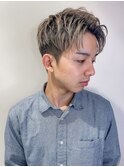 メンズカット/センターパート