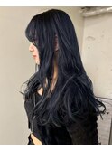 ネイビーカラーブルーネイビー寒色カラー