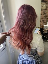 ハピネス 梅田茶屋町店(HAPPINESS)&nbsp;韓国カラー　ダブルカラー　チェリーピンク