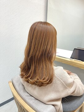 エクラートリアーラ 町田店(ECLART Reala) ブリーチなし明るめオレンジベージュ