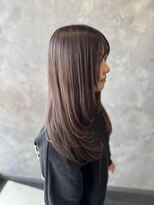 ザ ラブズ ラフズ ヘアー 本店(the loves laughs hair) ハイレイヤーロング/ショコラブラウン/韓国風レイヤー