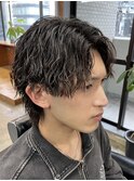 【Lond LOGAN亀井】メンズ　ツイストスパイラル　カルマパーマ
