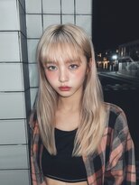 ヘアサロン エフ 渋谷(F) #ブリーチ#ハイトーン#外国人風#ケアブリーチ