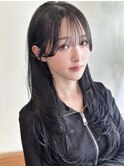 小顔可愛いレイヤーカット×アッシュカラー10代20代30代