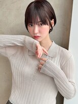 アフロート ルヴア(AFLOAT RUVUA) みね.マッシュショートでフェミニンに♪30代40代小顔新宿面長