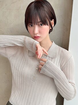 アフロート ルヴア(AFLOAT RUVUA) みね.マッシュショートでフェミニンに♪30代40代小顔新宿面長