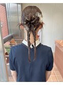 お呼ばれヘア
