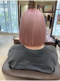 ペールピンクボブ