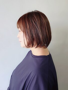 ラトリエコンタン(L´atelier Content) 30代40代50代おすすめ 伸ばしかけボブ×ローライト