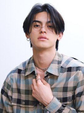 キイ ギンザ(k.e.y GINZA) メンズセンターパート/メンズヘア/ニュアンスパーマ/銀座