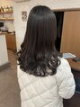 ビール 西新店(BEER) 縮毛とパーマを同時施術!乾かすだけで巻いたような仕上がりに!