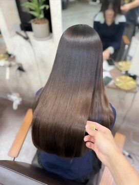 プレバイイオエ 三宮店(pre. by ioe) 髪質改善/ココアベージュ/小顔カット/縮毛矯正／レイヤーカット