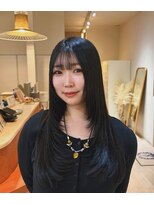 ランフィー(ramphy)&nbsp;ポイントストレート×レイヤーカット