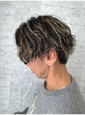 サーフカールセンターパート波巻きツイストスパイラル無造作