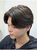 ニュアンスパーマセンターパートメンズパーマメンズサロン韓国