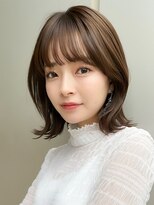 ハッチ(HACCH)&nbsp;前髪あり大人くびれボブ20代30代40代　HACCH