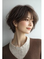 ハーツ(Heart's)&nbsp;白髪ぼかし脱白髪染め大人ショート40代50代60代