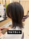 メンズヘアウルフカット