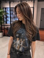 リーチェ(ReCHE by CAPA(旧：CAPA茅ヶ崎店）)&nbsp;ハイライトレイヤーカットダークパープル夏ミルクブラウン18