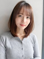 リヤン 表参道(lyann)&nbsp;ダークパープルミルクブラウンワンホンレイヤーカットa