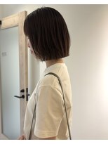 ゼン(ZEEN) 【お客様snap】重めレイヤーボブ/髪質改善ストレート