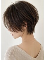 ゼロ 伊勢店(ZERO) 丸みショート×ショコラブラウンで叶える大人スタイル
