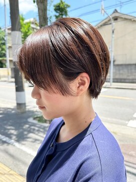 ウェルズ グランデ 奈良店(Well's GRANDE) 夏終わりの明るめマッシュショート