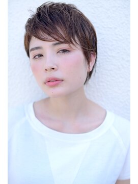 ベター(better) wash brown highlight short#11