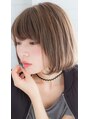 トランクヘアデザイン 大宮(TRUNK hair design) シンプルなボブスタイル。明るめベージュカラーで印象的に！