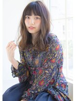 アンアミ オモテサンドウ(Un ami omotesando)&nbsp;【Ｕｎａｍｉ】　お手入れ簡単！ラフパーマミディ　島田梨沙