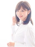 【外国人風イルミナカラー】× まとまる！重めミディアム