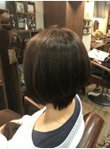 大人可愛いショートボブ