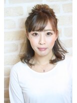 アージュ(Arju)&nbsp;ハーフアップアレンジ♪