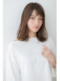ルーズな毛先パーマ♪小顔ナチュラルセミディZ戸頭10代20代30代