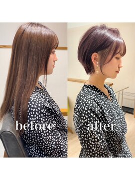 ビューイースト 亀戸 錦糸町(VIEW EAST) バッサリショート/インナーカラー